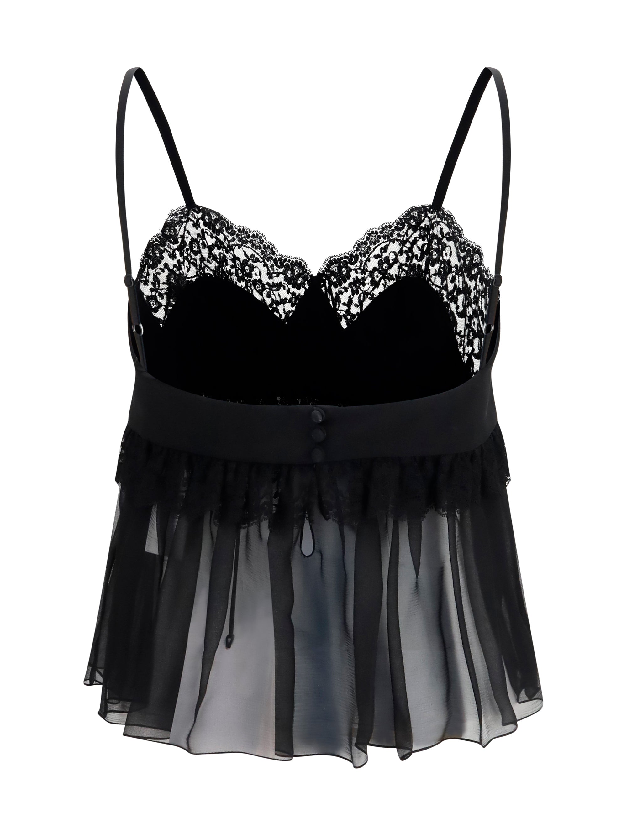 CHLOÉ 36 crêpe de chine camisole top