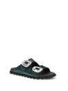 slidy viv sandals with strass