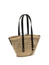 Medium Braid Basket Raffia Tote