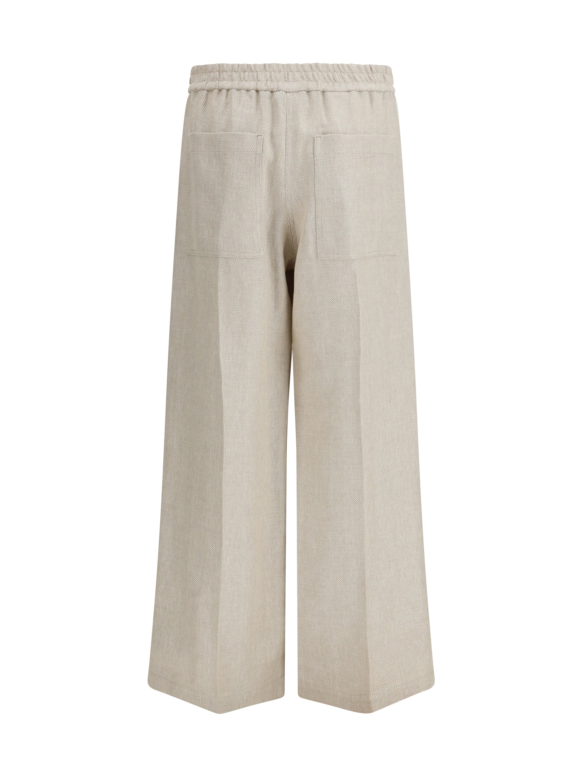 BRUNELLO CUCINELLI 38 elasticated-waistband pants