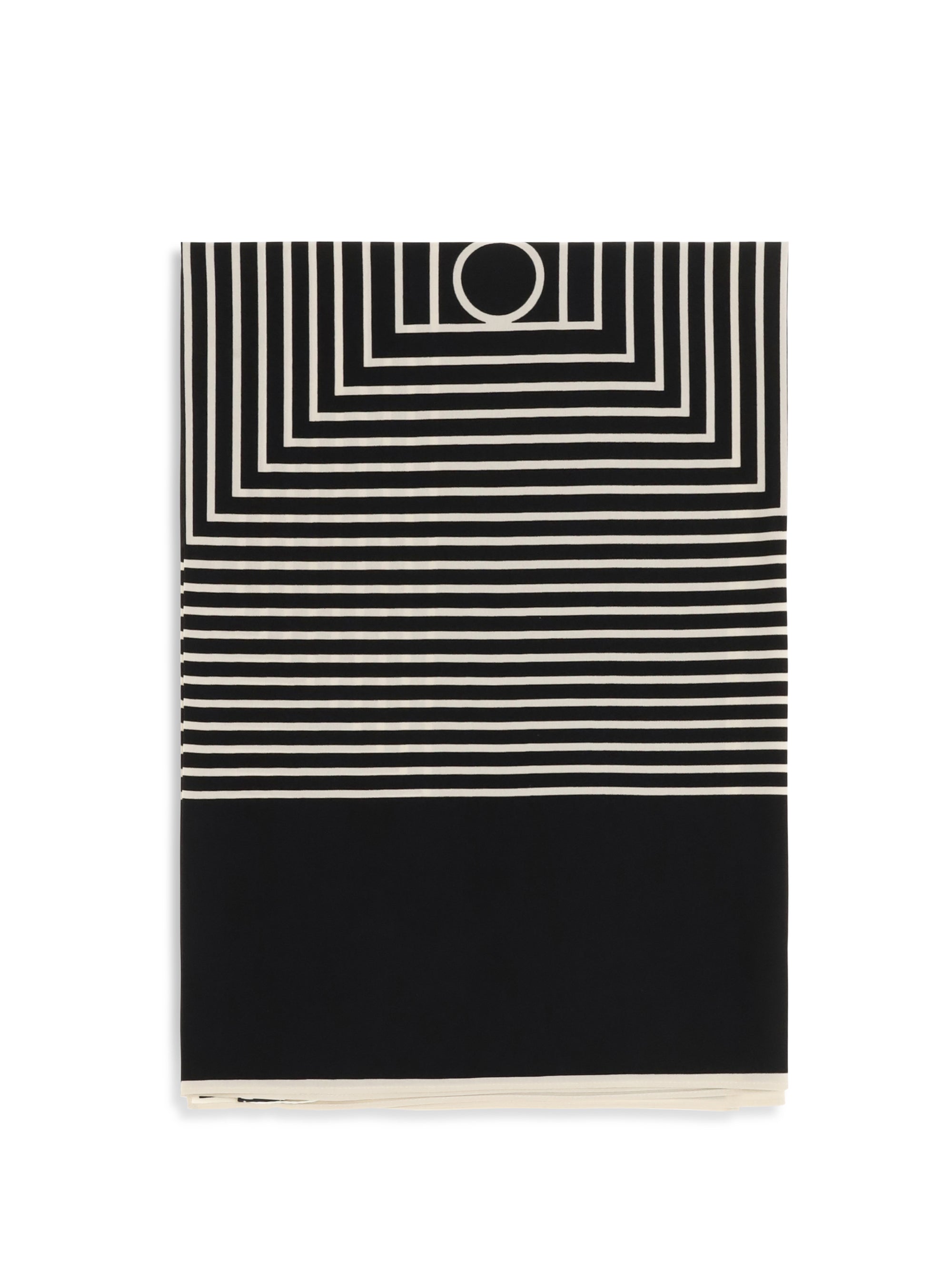 TOTEME OS monogram silk scarf