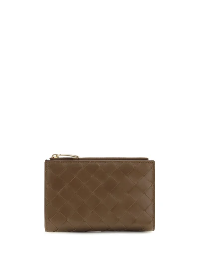 medium bifold intrecciato wallet