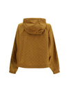 short technical jacquard jacket with all-over gg motif