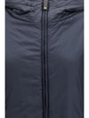 oversized padded jacket in water repellent canvas