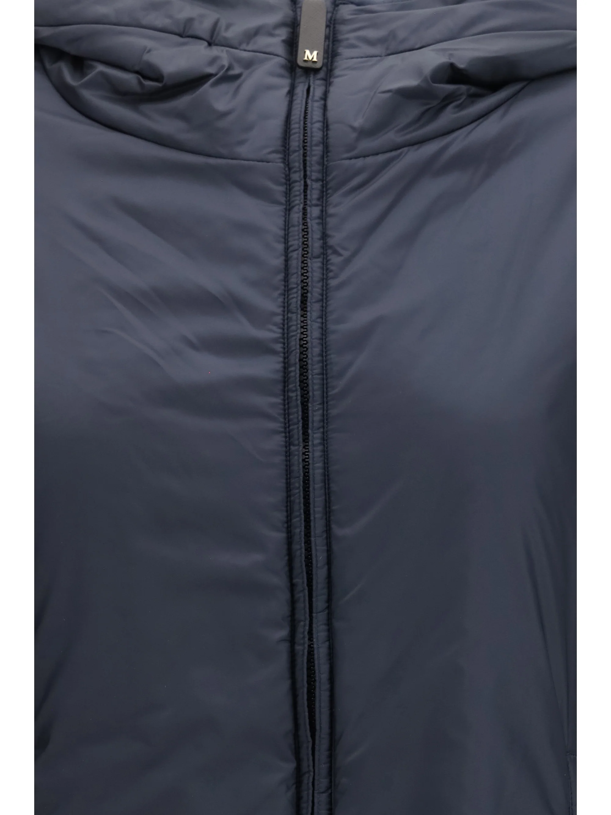 oversized padded jacket in water repellent canvas