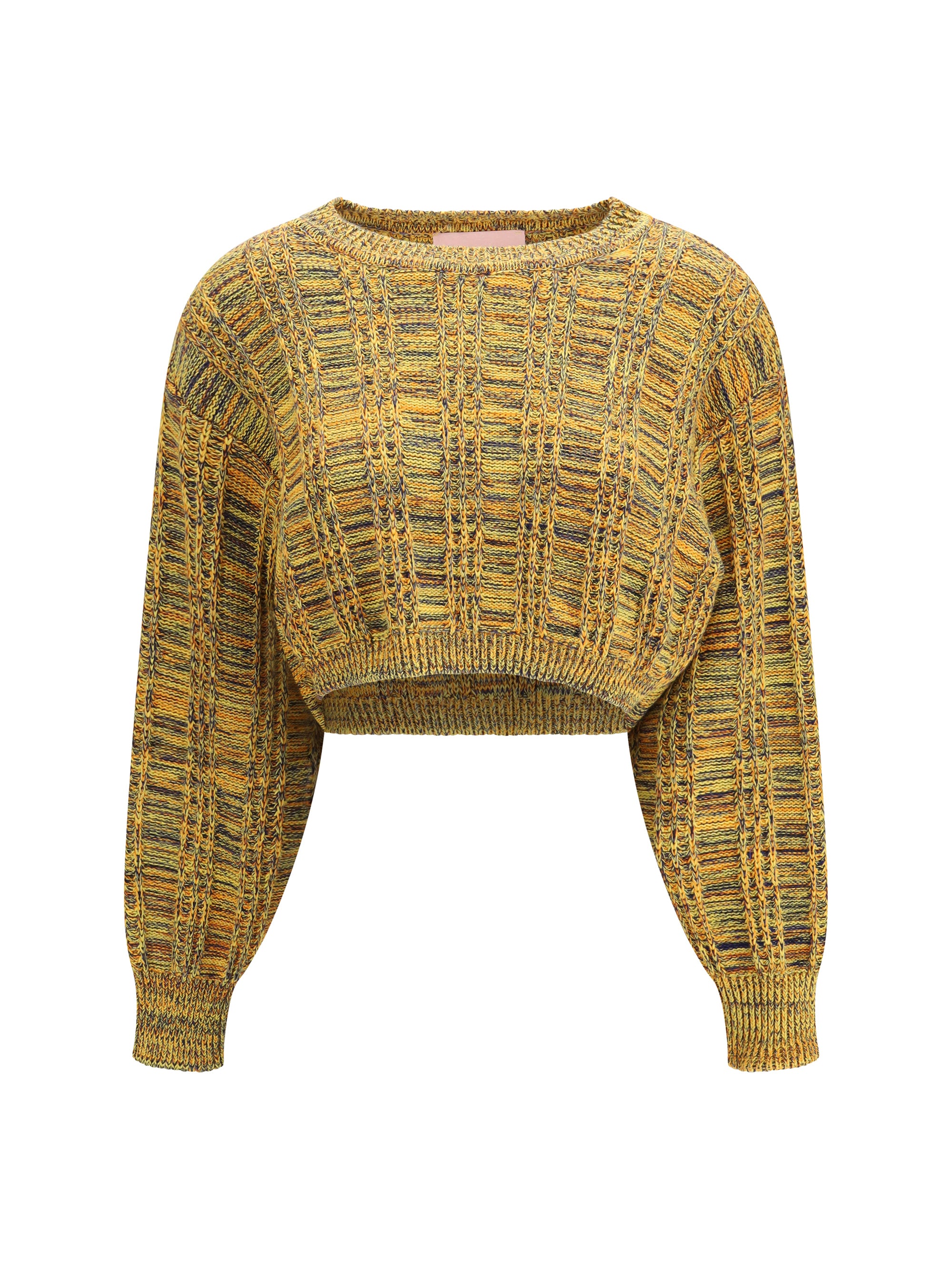 KRISTINA TI M groove crop sweater