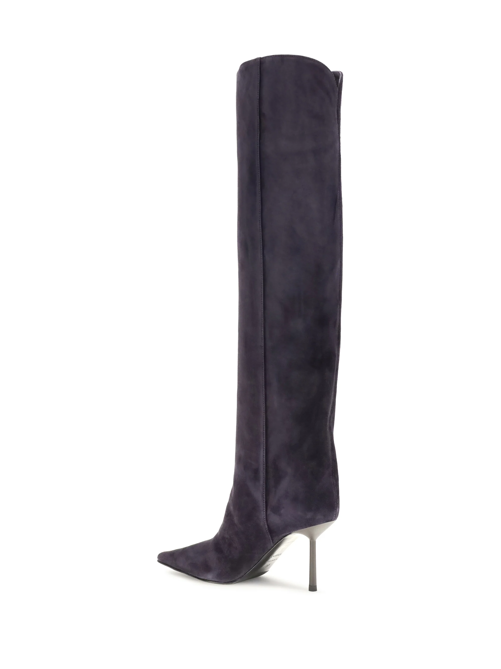bella over-the-knee suede boots