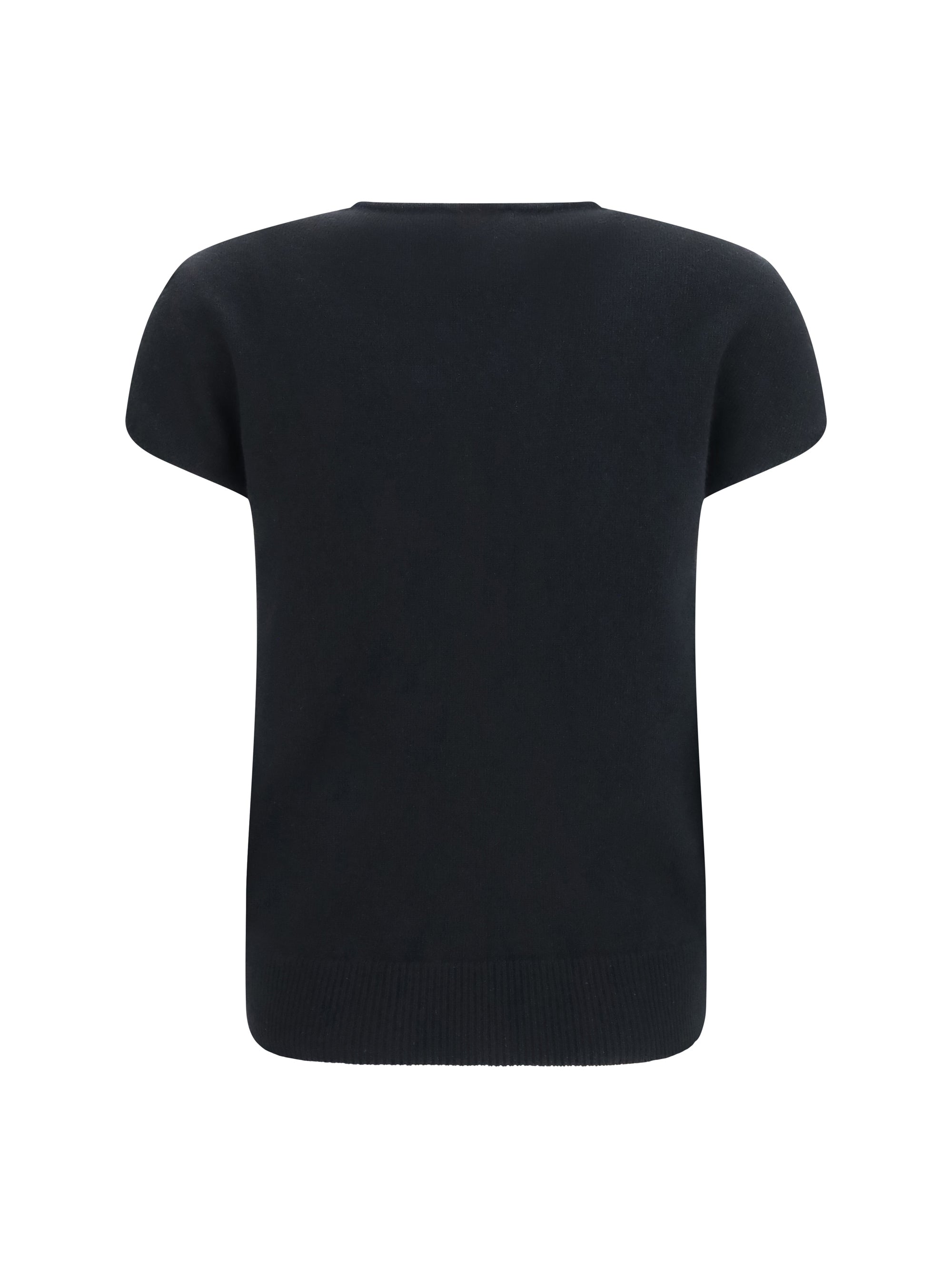 BALMAIN 36 sleeveless wool and cashmere sweater
