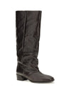 high leather boots
