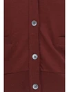v-neck merino wool cardigan