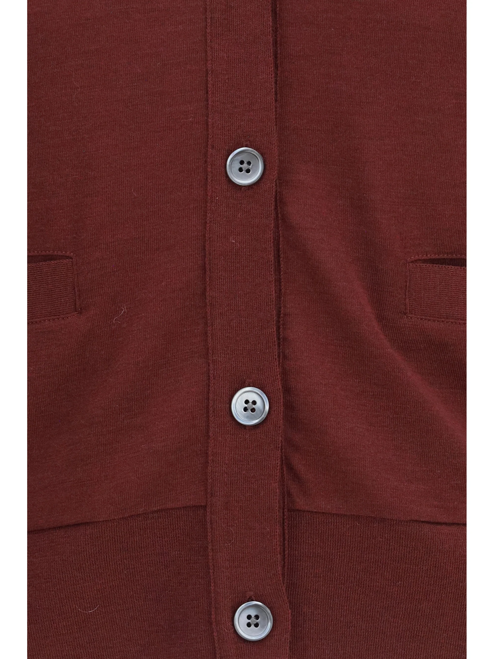 v-neck merino wool cardigan