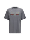 cotton and silk jersey printed t-shirt