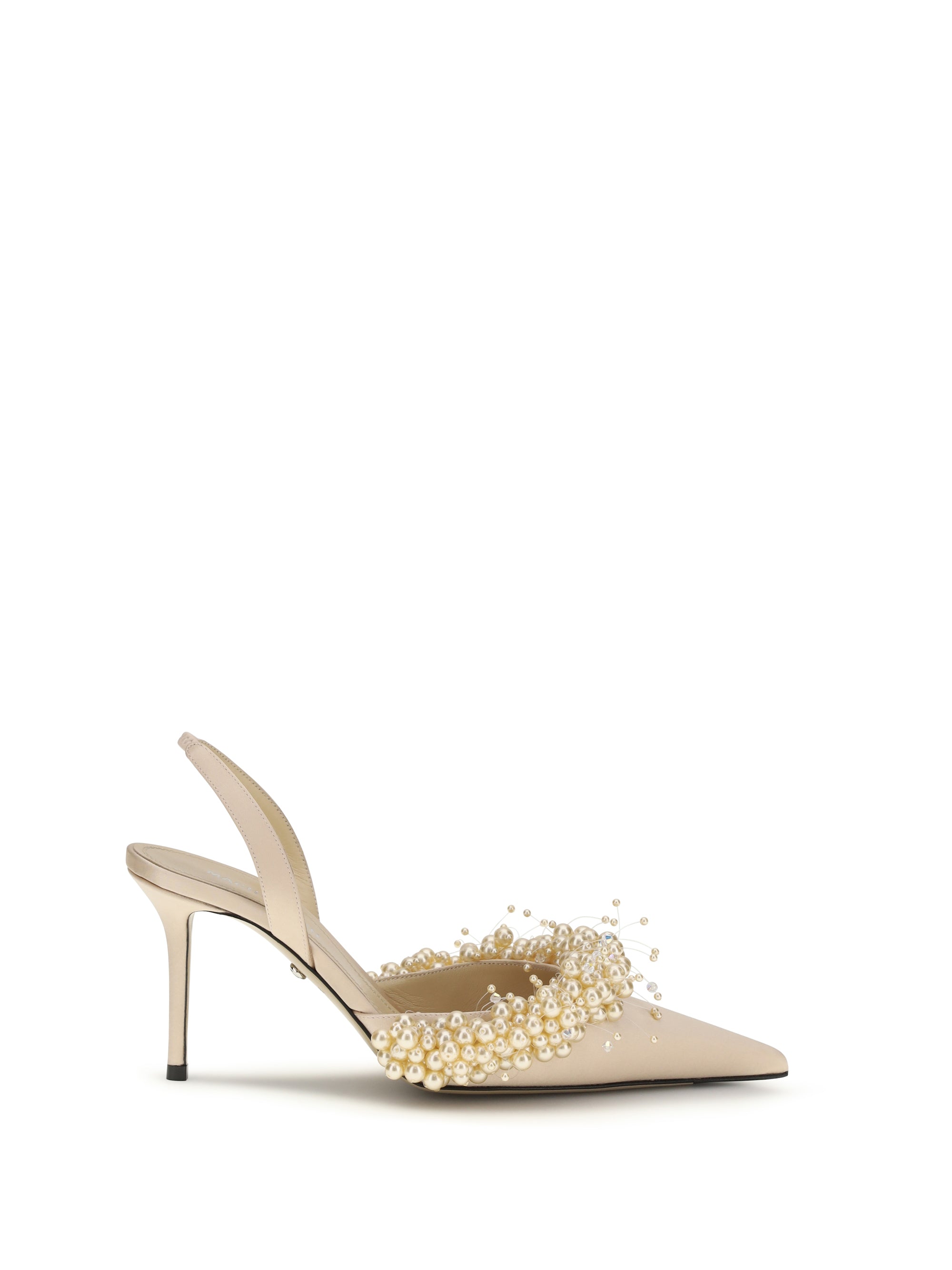 MACH amp; MACH 36 slingback pumps with pearls 