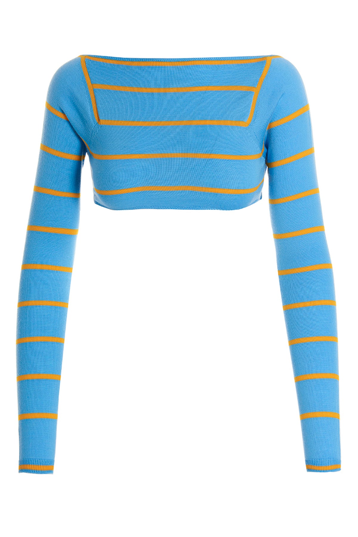 PUCCI XS cropped striped wool sweater