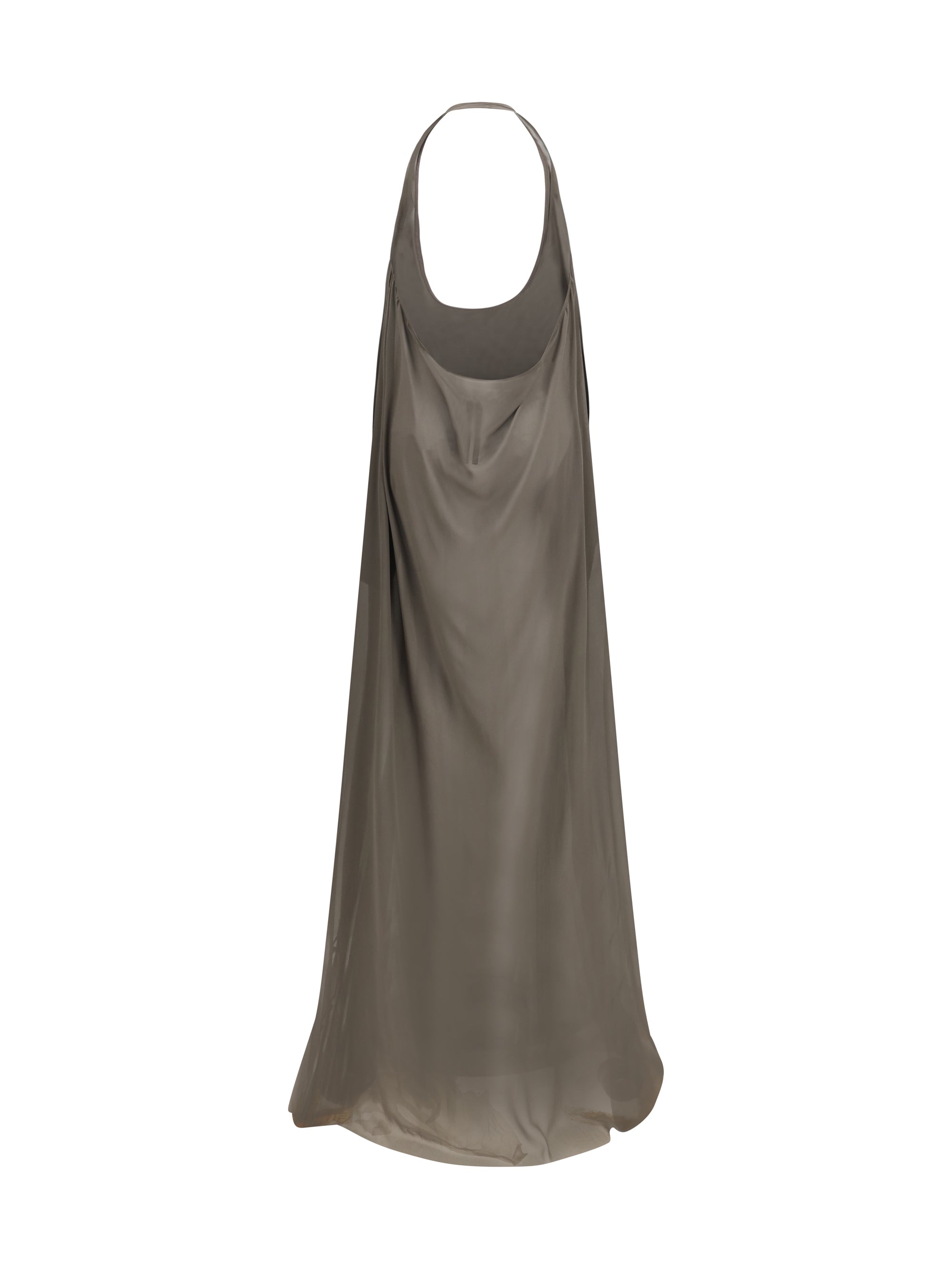 haltar silk georgette dress