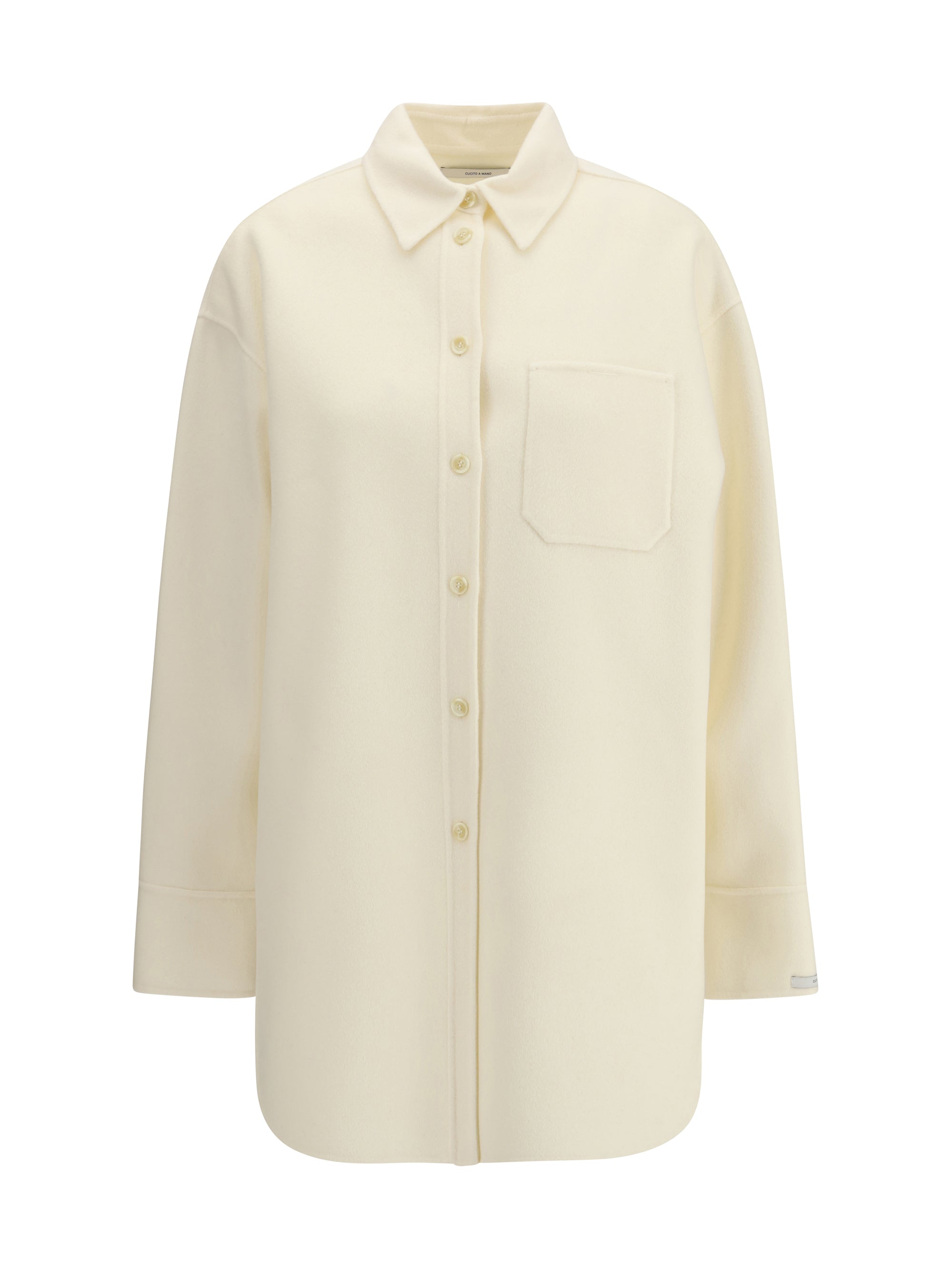 MAX MARA SPORTMAX 40 oversized riber wool shirt