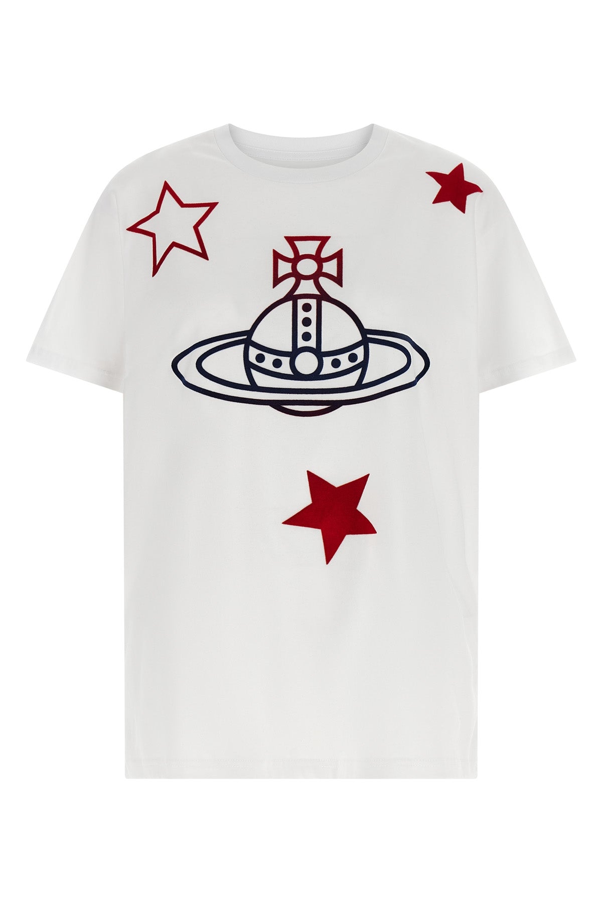 VIVIENNE WESTWOOD M orb and stars classic cotton t-shirt