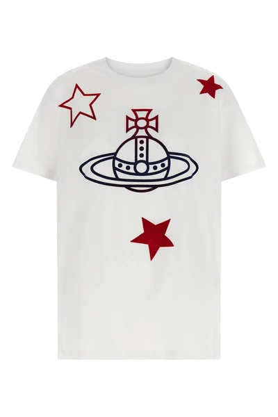 orb and stars classic cotton t-shirt