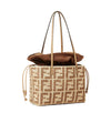 Small Roll FF Raffia Tote