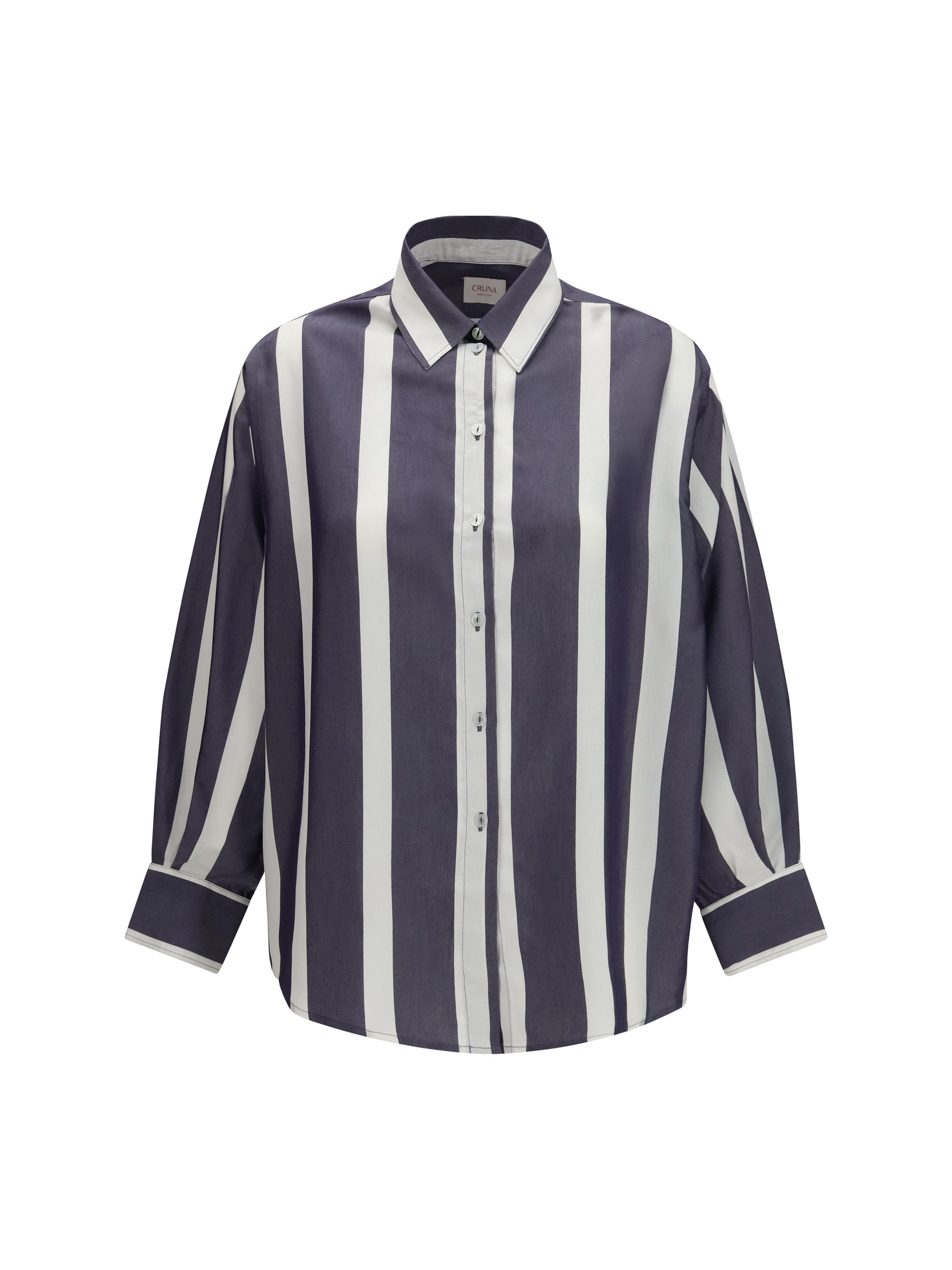 CRUNA 38 oversized striped shirt