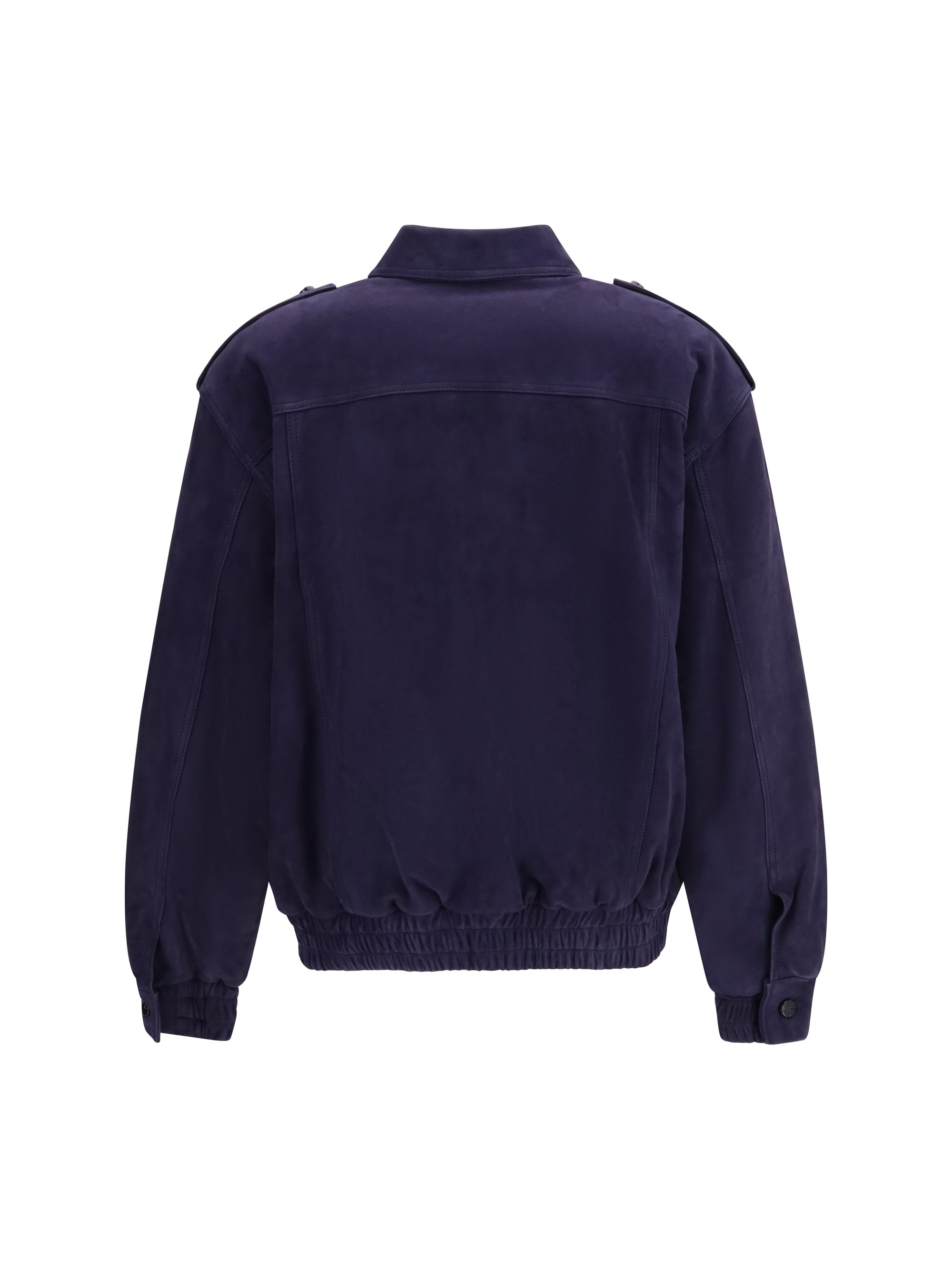 viva charlie suede bomber jacket