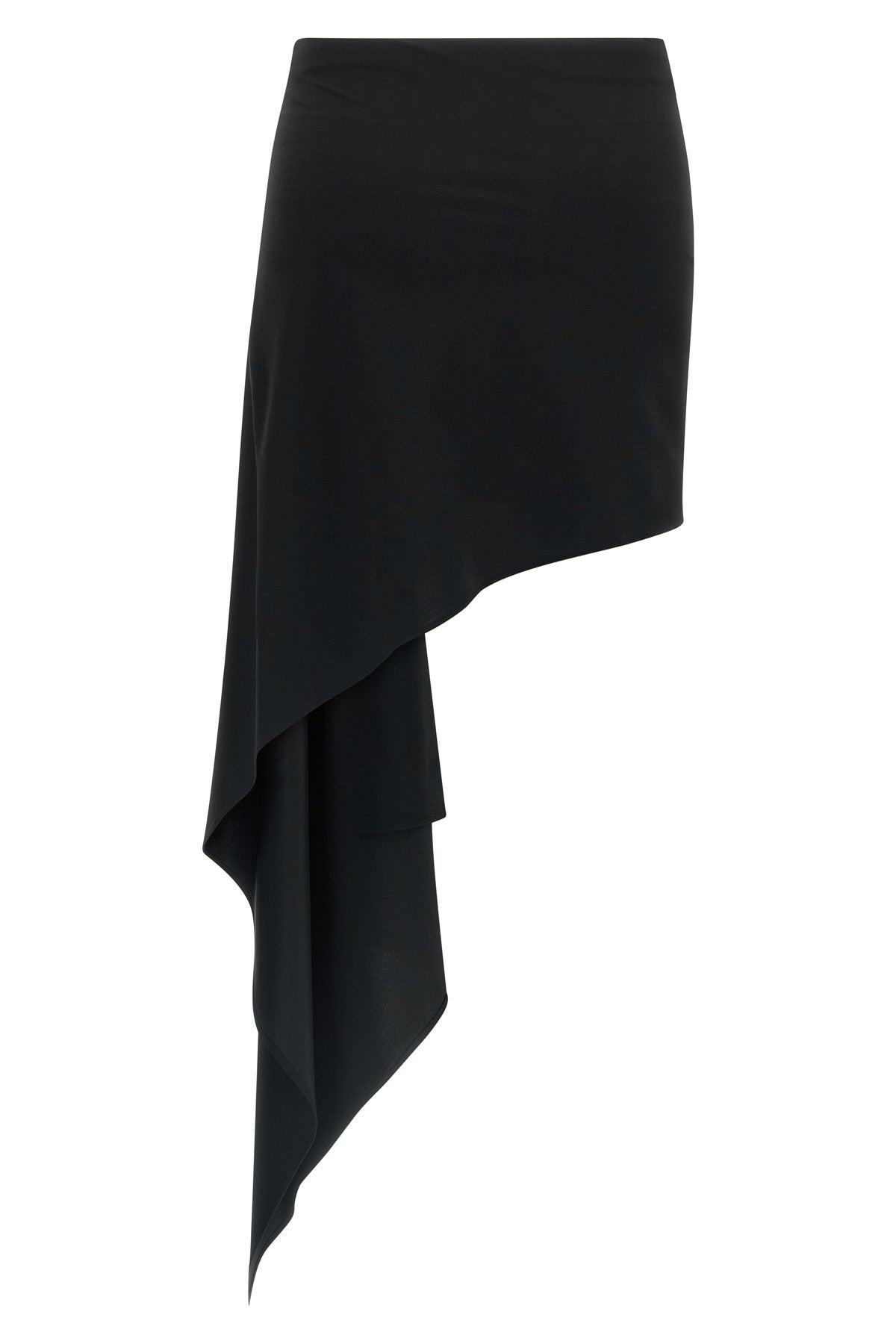draped stretch fabric 01 skirt