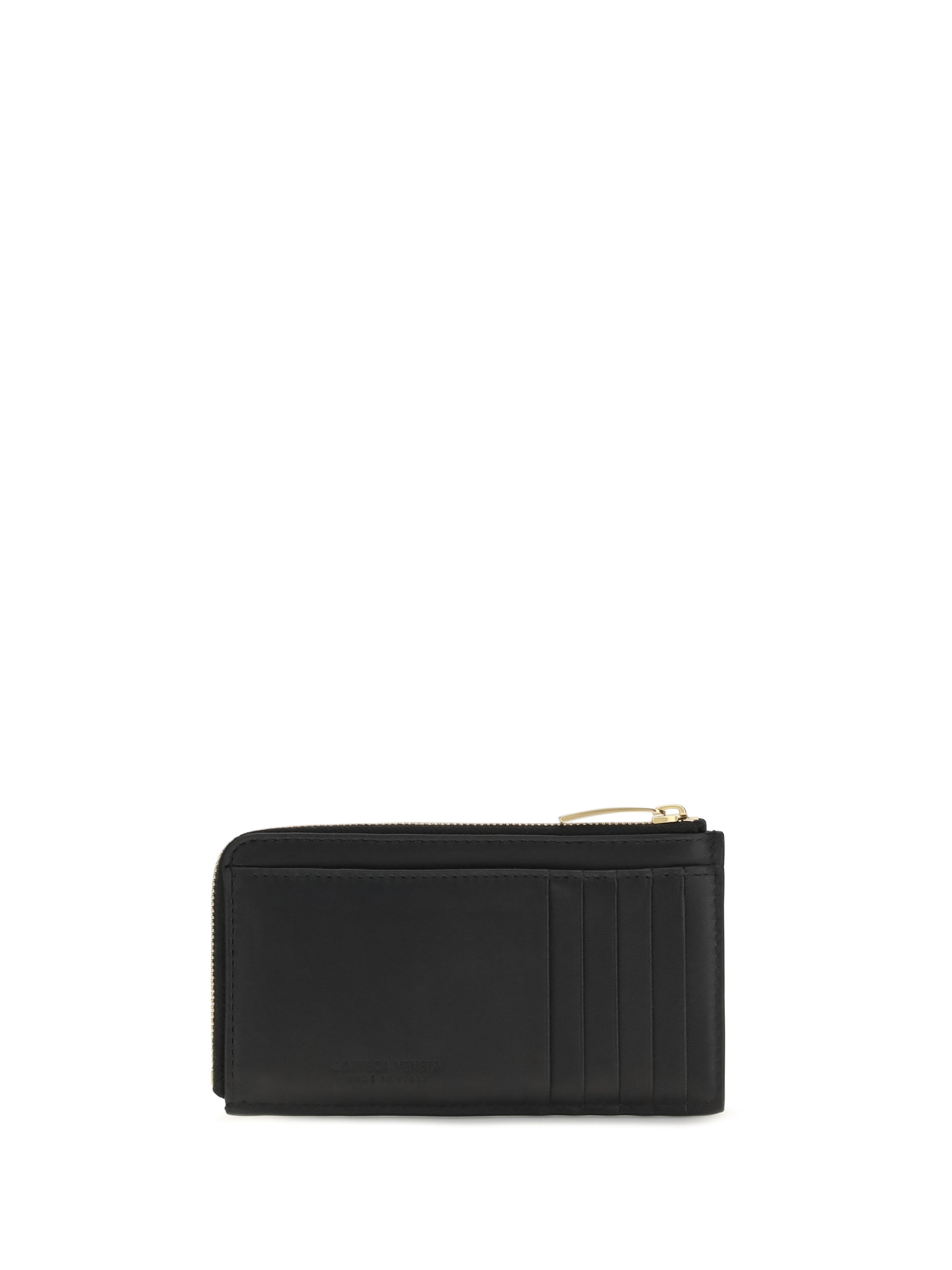 BOTTEGA VENETA OS intrecciato zip card holder