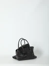 la passeggiata top handle black bag mini
