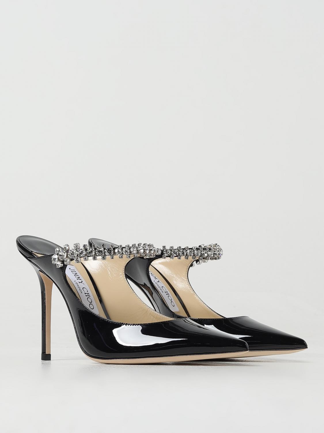 bing mules in patent leather
