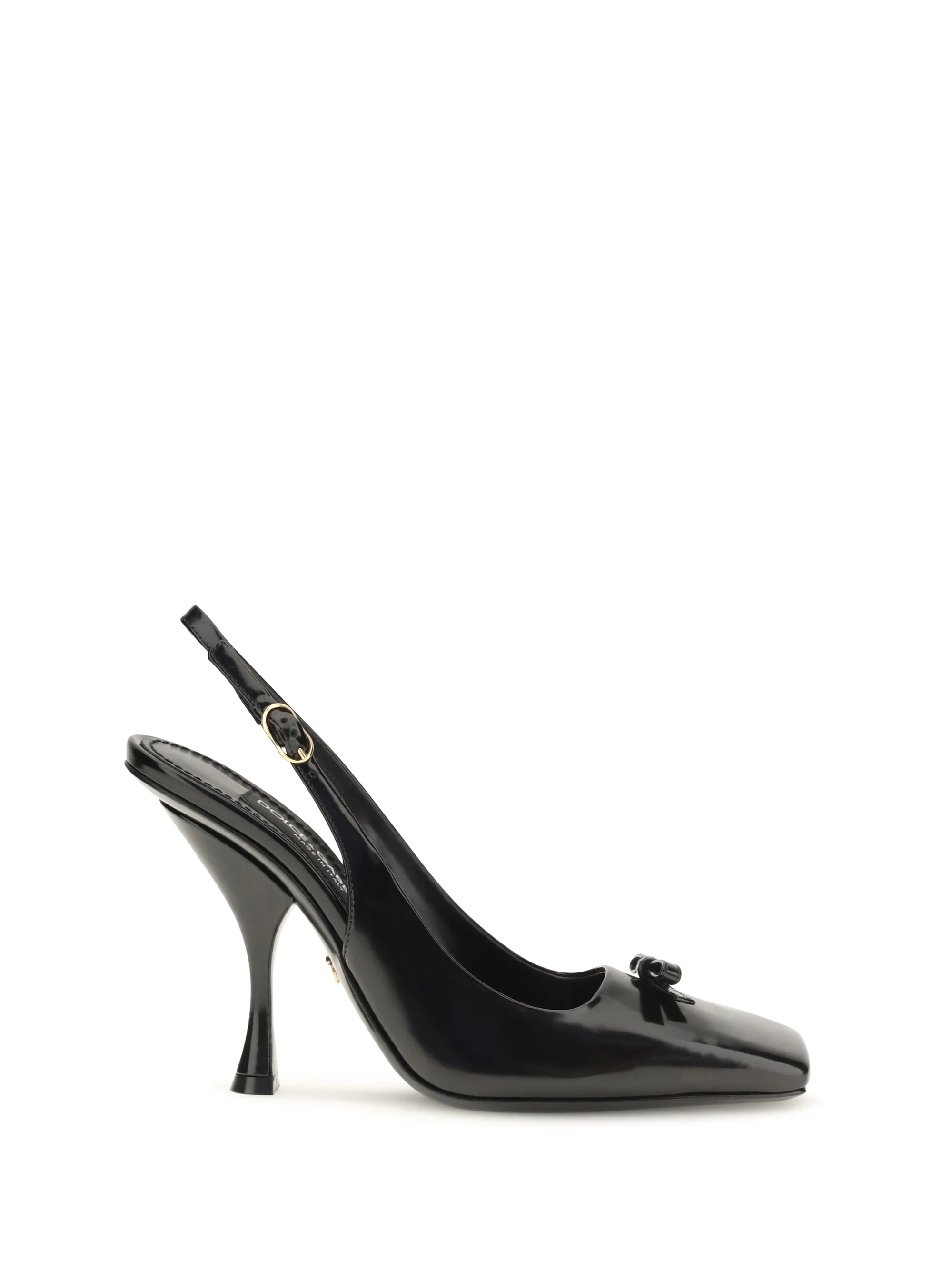 DOLCE amp; GABBANA 36 leather slingback pumps
