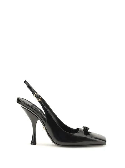 leather slingback pumps