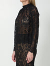 black lace blouse