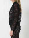 black lace blouse