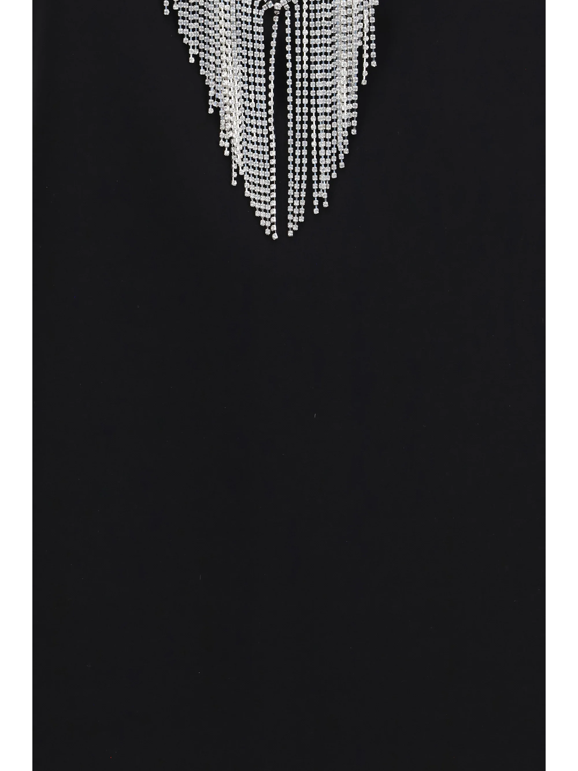 faglia v-neck top with crystals