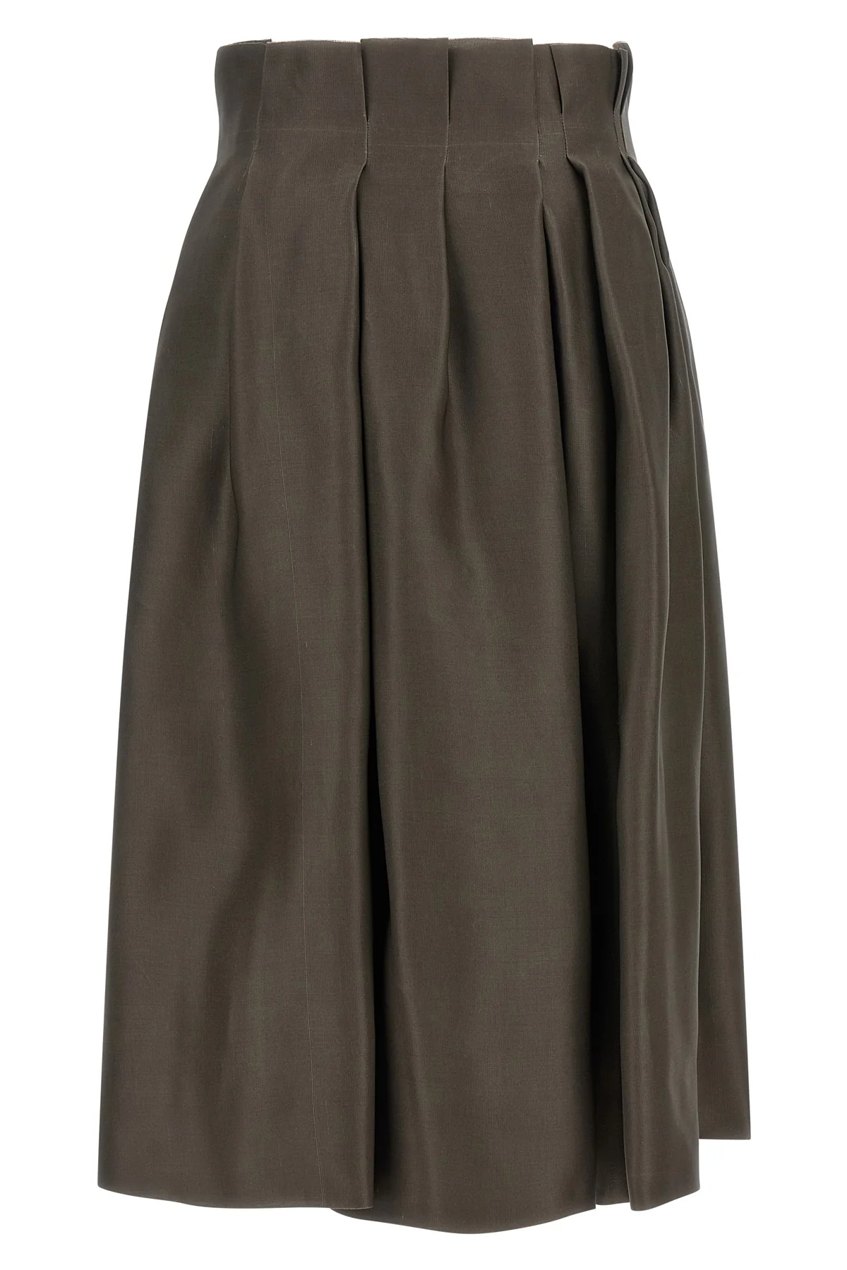 KHAITE 2 the midi skirt khaite astrid defines a new proportion through a rigorous sarto