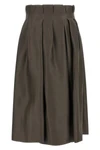 the midi skirt khaite astrid defines a new proportion through a rigorous sarto