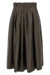 the midi skirt khaite astrid defines a new proportion through a rigorous sarto