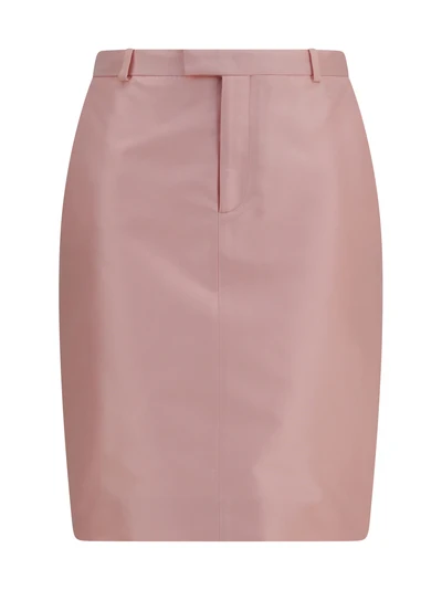 silk faille skirt