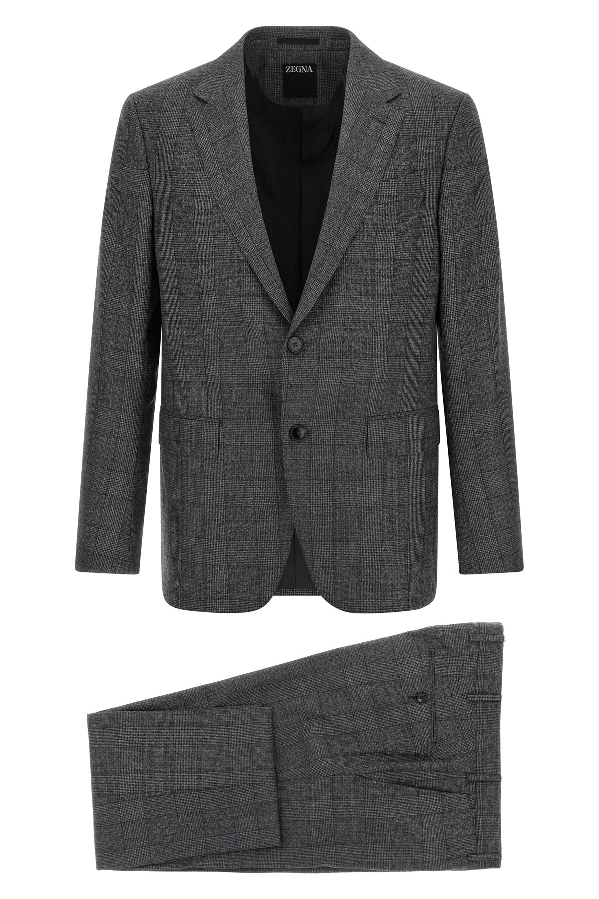 the zegna wool flannel suit