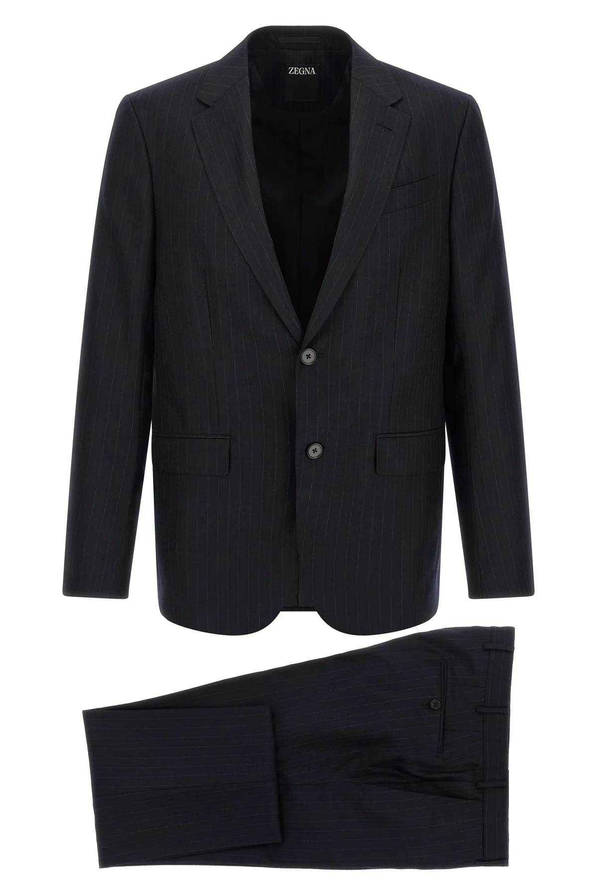 the zegna wool flannel suit