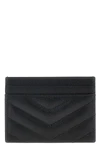 saint laurent grainy matelassé leather card holder