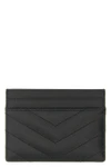 matelassé leather card holder