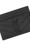 matelassé leather card holder