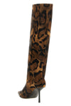 the le silla bella high boot in fine pony-effect calf leather catches the eye