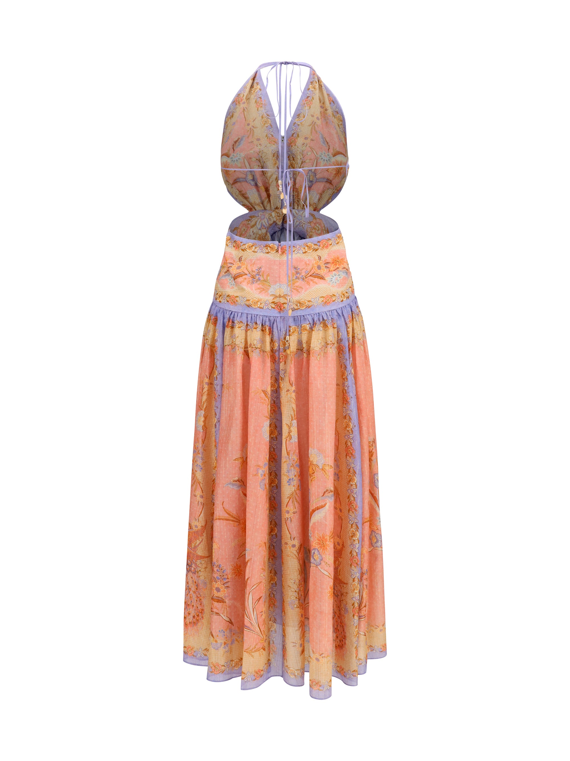 ZIMMERMANN 2 indra halterneck maxi dress