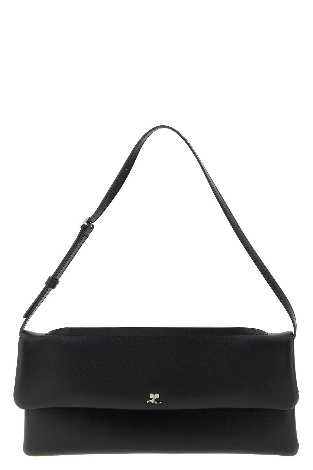 COURRÈGES OS smooth calf leather wrist clutch