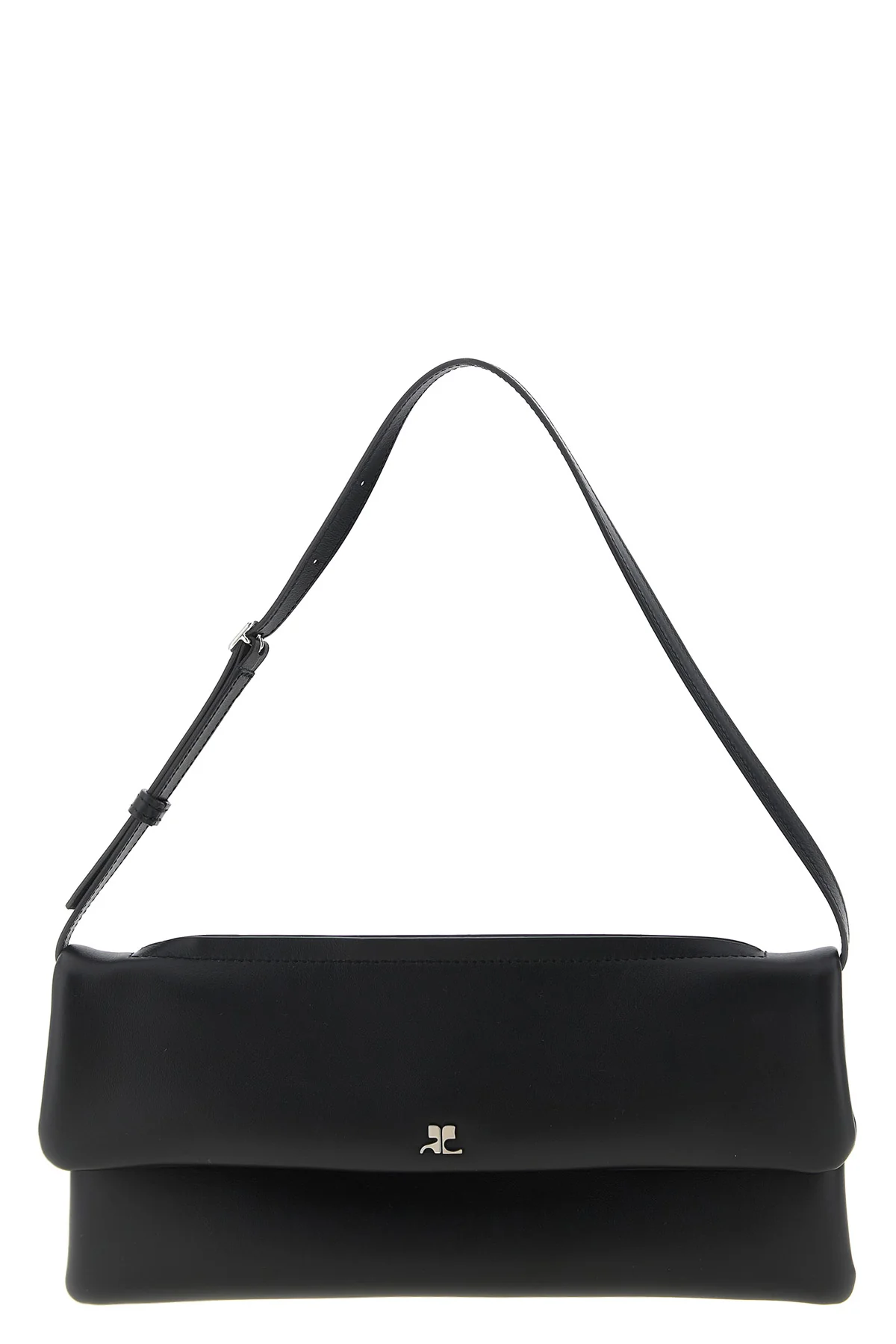 COURRÈGES OS smooth calf leather wrist clutch