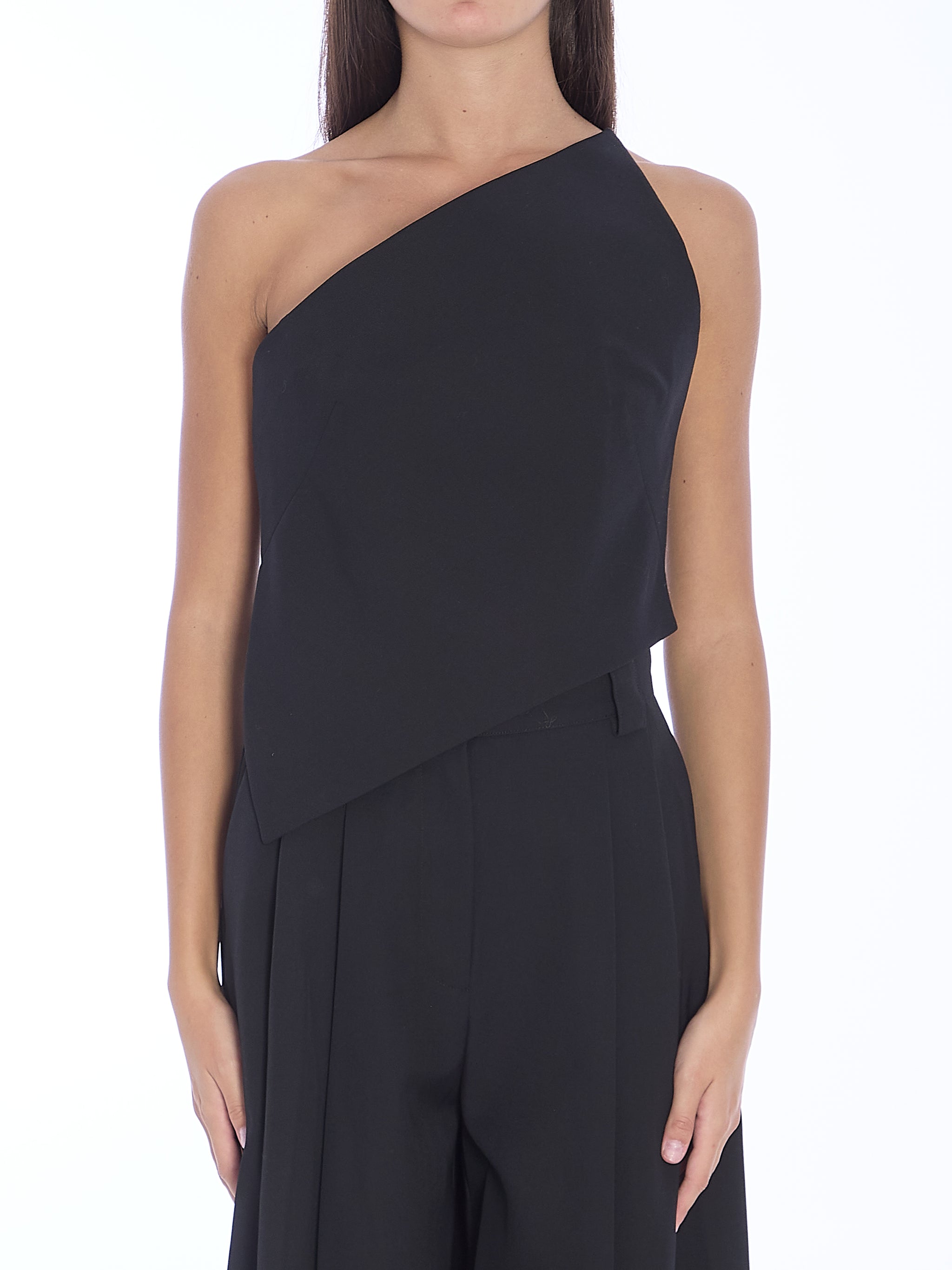 pointed hem top