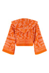solstice jacquard terry top