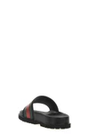 black rubber web tank sole